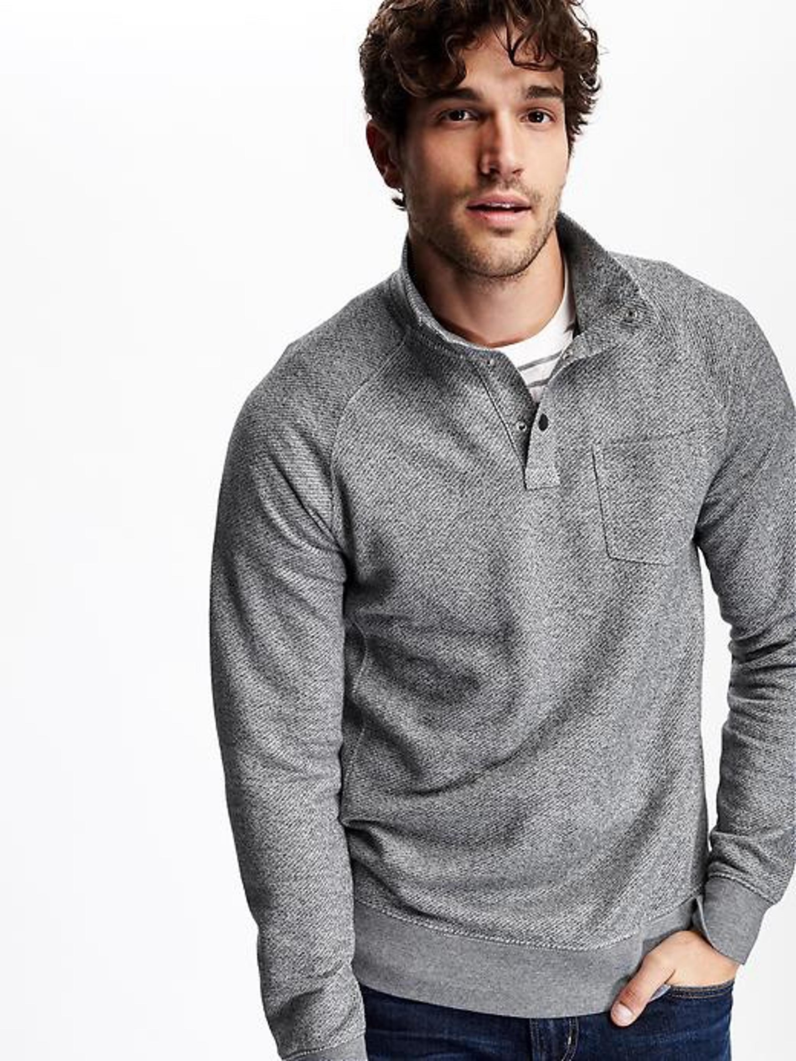 NWT Men’s Old Navy Fleece Mock Neck Pullover Sweater