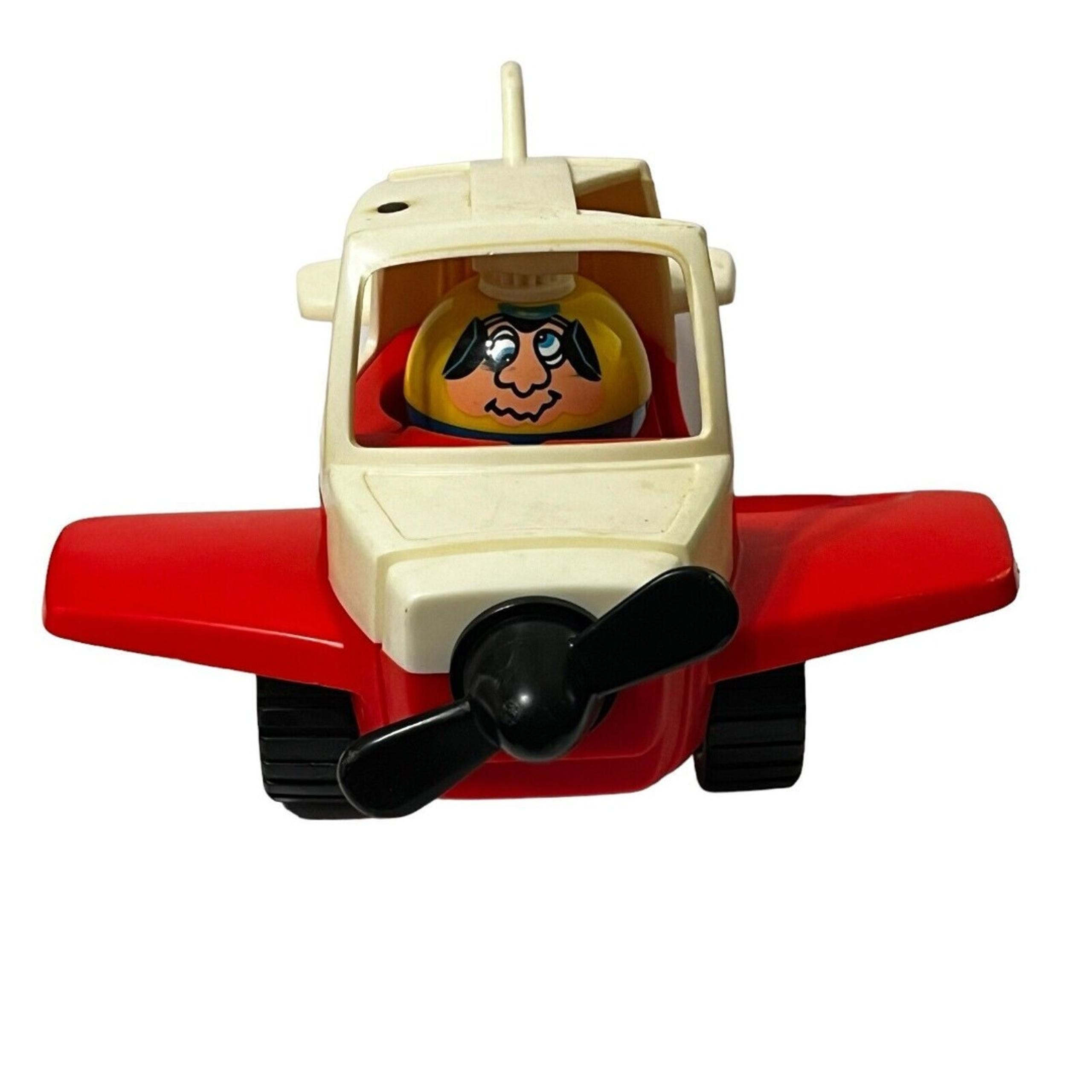 Vintage 1983 Playskool Dizzy Driver Plane RARE Toy Figure