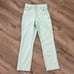 Abercrombie & Fitch Light Green Leather Pants