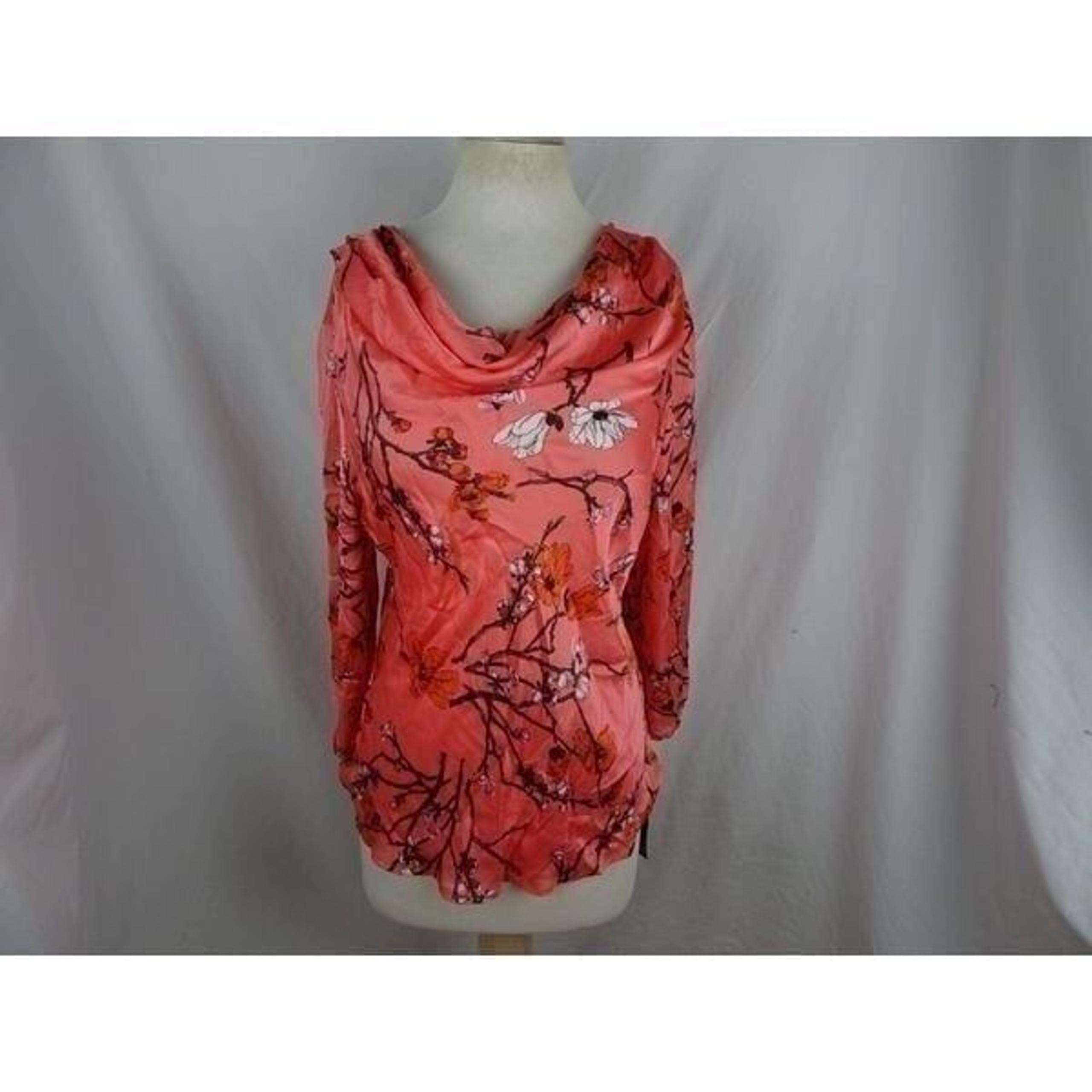 Elementz Women Floral Blouse Top Size L