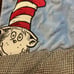 Trend Lab Dr. Seuss Cat In The Hat Multicolored Baby Comforter Blanket