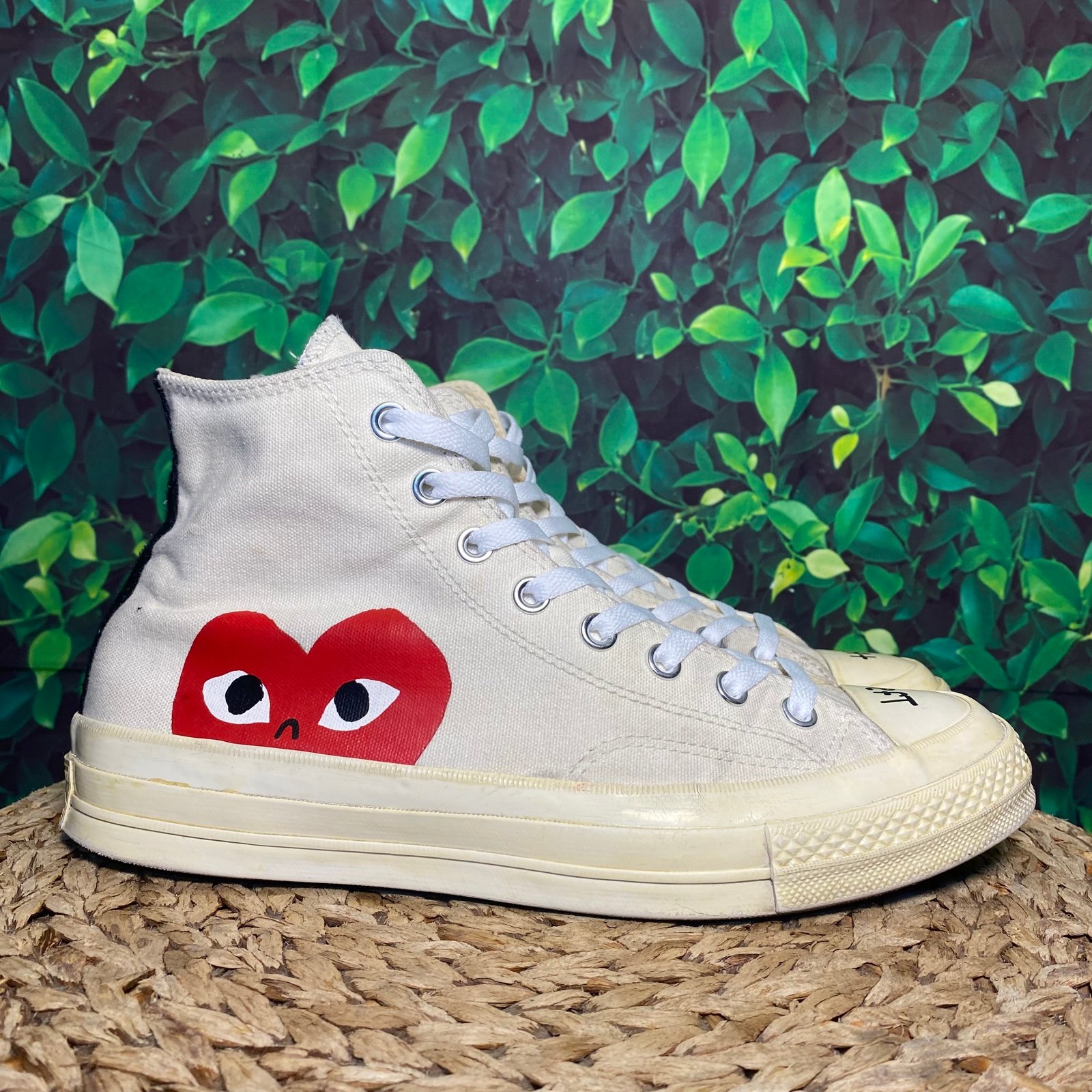 Converse ctas hi Comme des garçons white