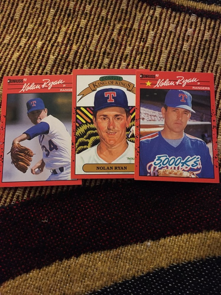 Nolan Ryan 1990 Donruss Baseball Cards