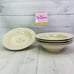 Sakura Port of Call COTTONWOOD Gray Square Plant Large Pasta Soup Bowls Set 5