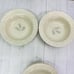 Sakura Port of Call COTTONWOOD Gray Square Plant Large Pasta Soup Bowls Set 5