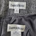 Danny & Nicole Tweed Dress Suit Size 8P Ruffled Collar Cropped Open Blazer Black