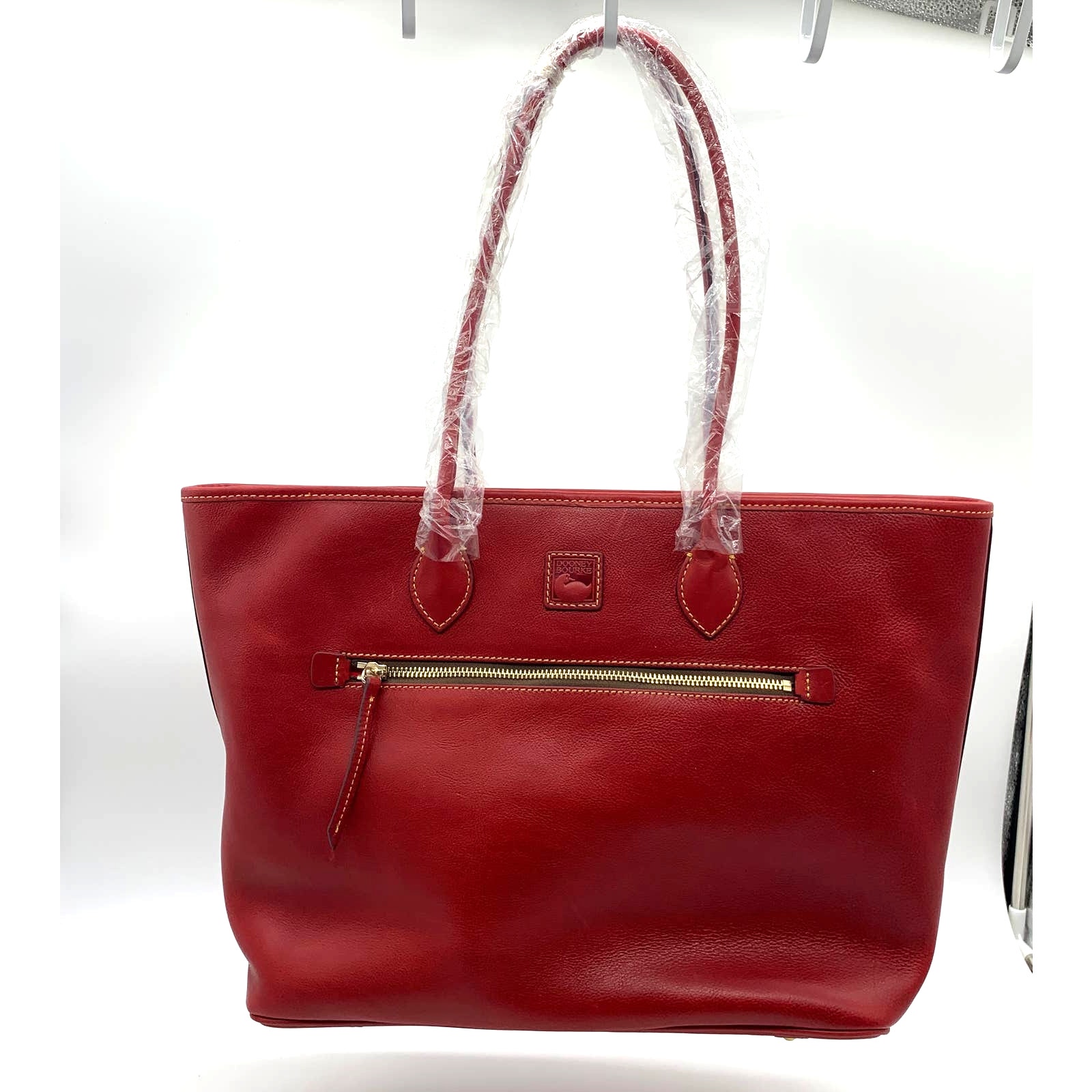 Dooney & Bourke Tote Leather Purse Red Handbags