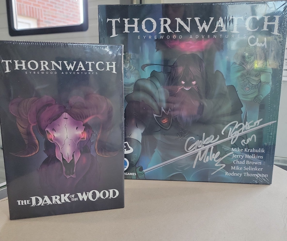 Thornwatch eyrewood adventure signed & the dark of the wood