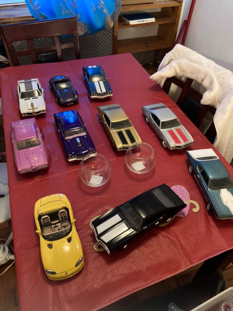 Lot model cars