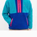 Polo Ralph Lauren VTG 90s Retro Funk Sherpa Fleece Pullover Jacket Colorblocked