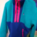 Polo Ralph Lauren VTG 90s Retro Funk Sherpa Fleece Pullover Jacket Colorblocked