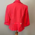 Cimmaron Women's Coral 3/4 Sleeve Button Front Blazer And Skirt 2 Piece Set