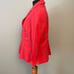 Cimmaron Women's Coral 3/4 Sleeve Button Front Blazer And Skirt 2 Piece Set