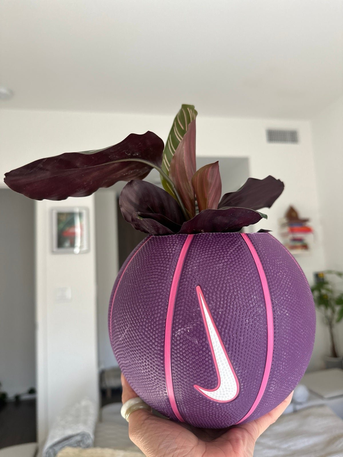 Nike Swoosh Mini Basketball Planter