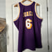 Swingman Eddie Jones Los Angeles Lakers Road 1996-97 Jersey