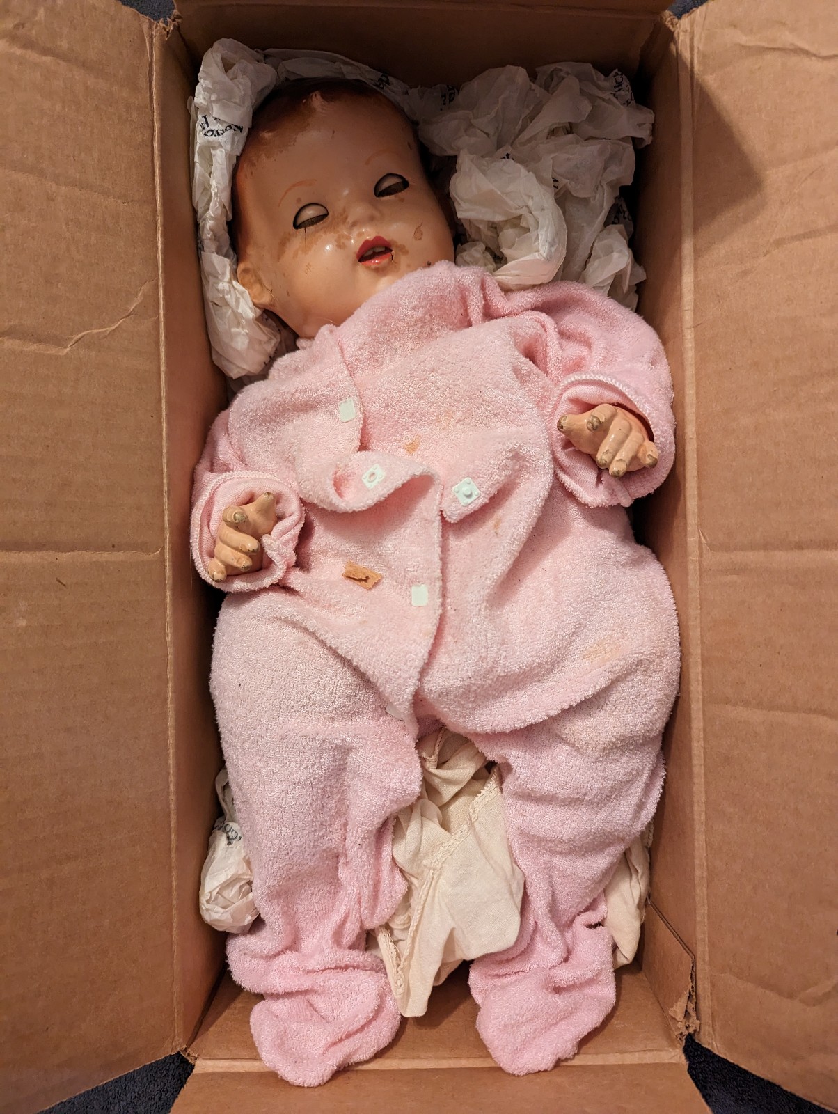 Circa 1938 vintage baby doll