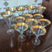 Vintage Dorothy Thorpe gold rimmed glasses