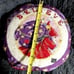 Vtg Believe Santa Needlepoint Decor Pillow