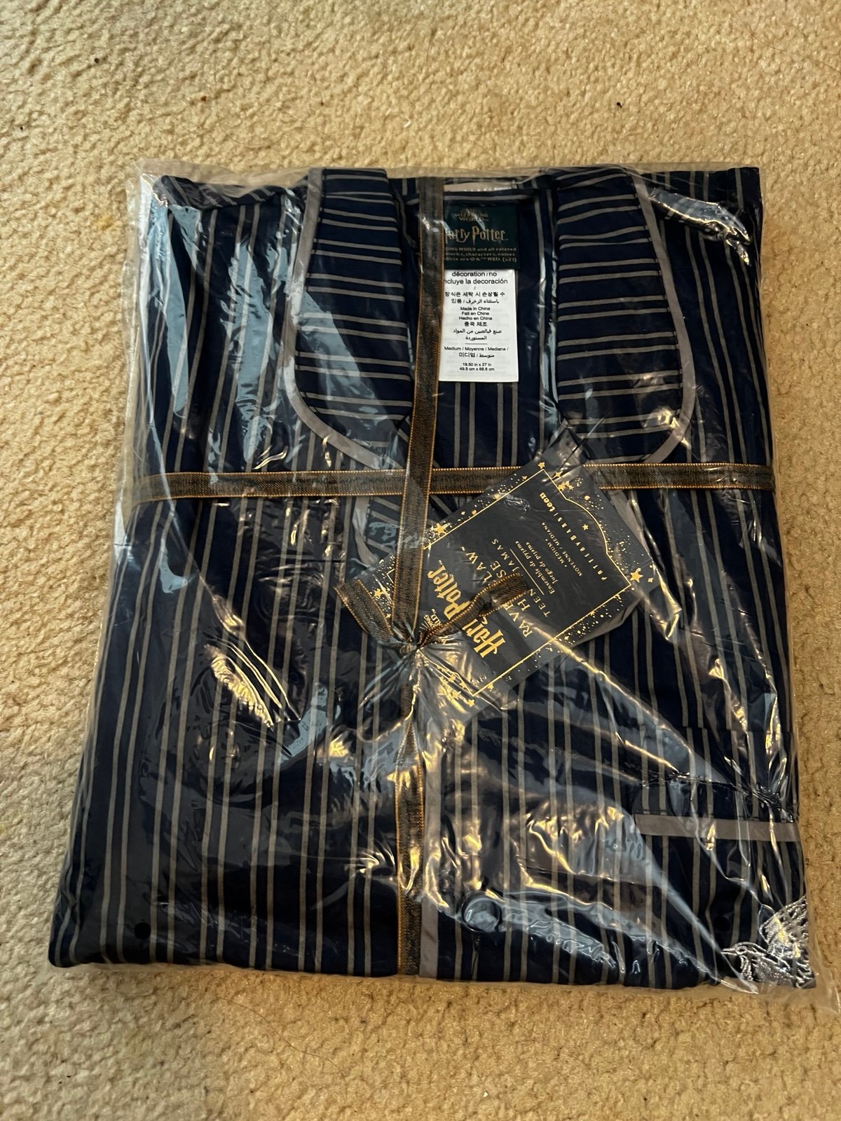 Harry Potter Pottery Barn Ravenclaw Pajamas