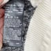 Karen Millen XSmall XS Cream Gray Mixed Knit Turtleneck Sweater Wool Side Split