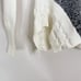 Karen Millen XSmall XS Cream Gray Mixed Knit Turtleneck Sweater Wool Side Split