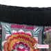 Johnny Was Women Embroidered Tunic Top Black Burnout Velvet Floral Silk S 380