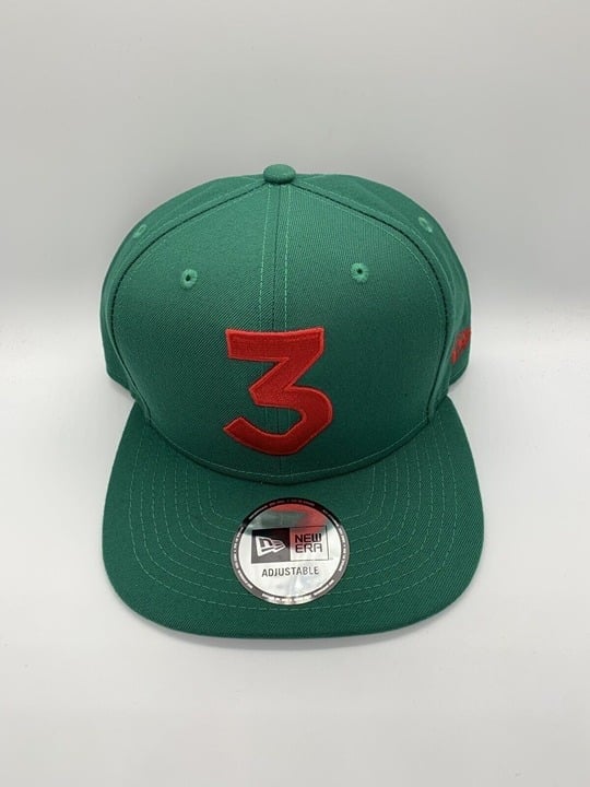 Chance The Rapper 3 Era Cap Snapback Hat Green Red Super