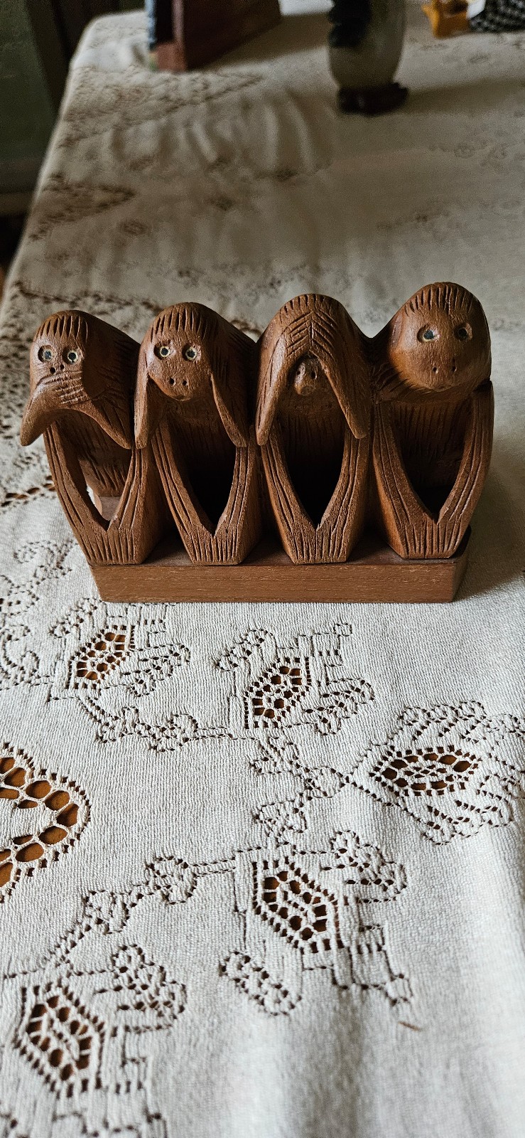 Hear no evil vintage monkeys