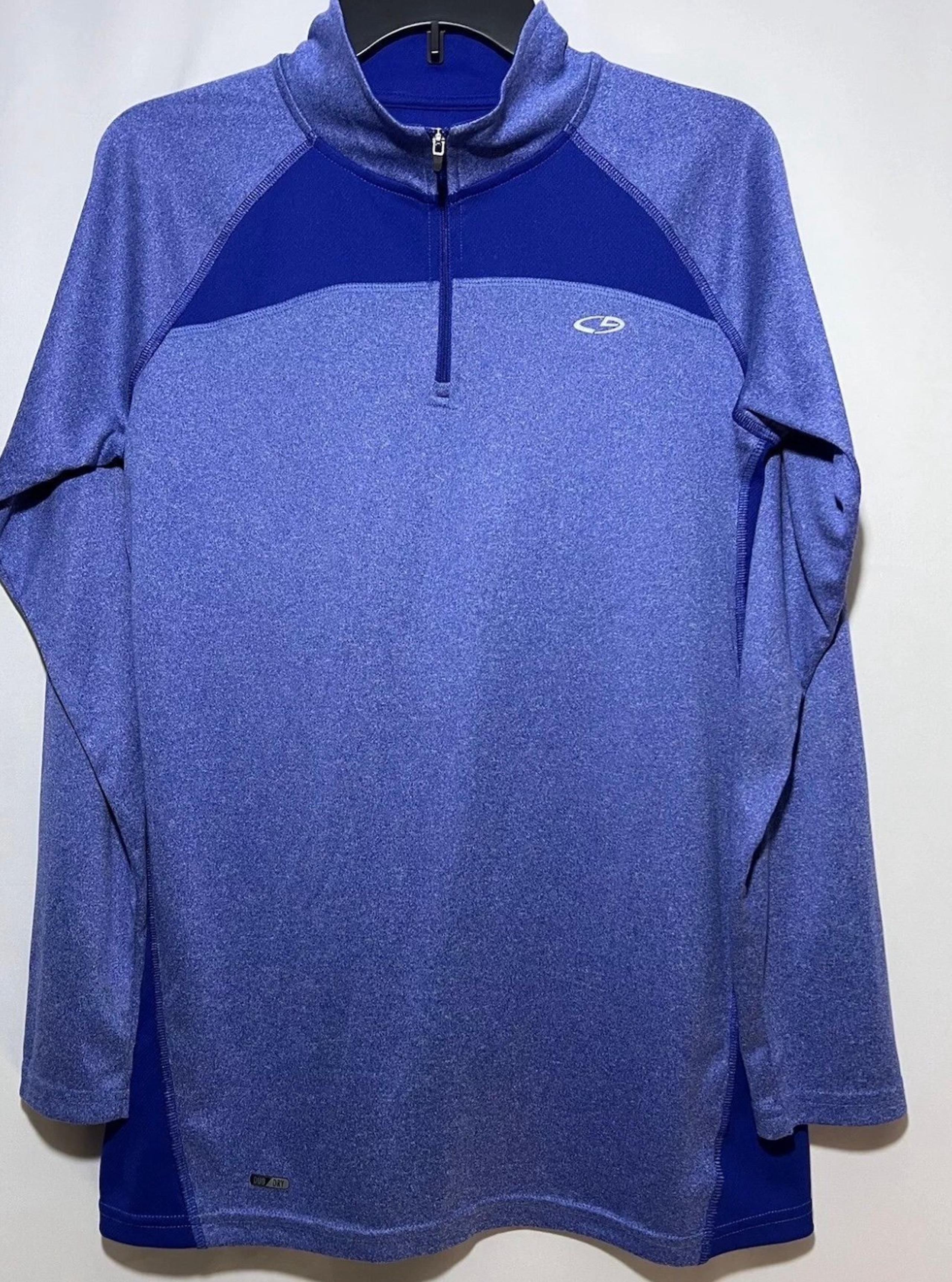Champion Brand Long-Sleeve, Quarter-Zip Athletic Shirt - NWOT