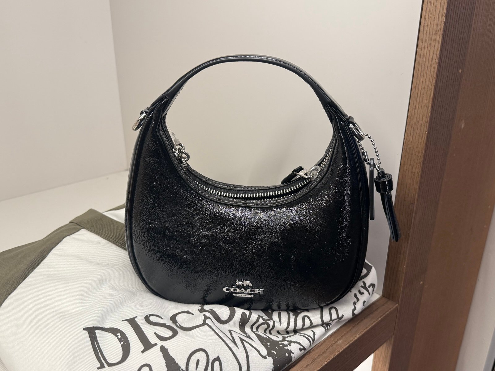Coach CRMN MNI CSB CRNKLD-SILVER/BLK
