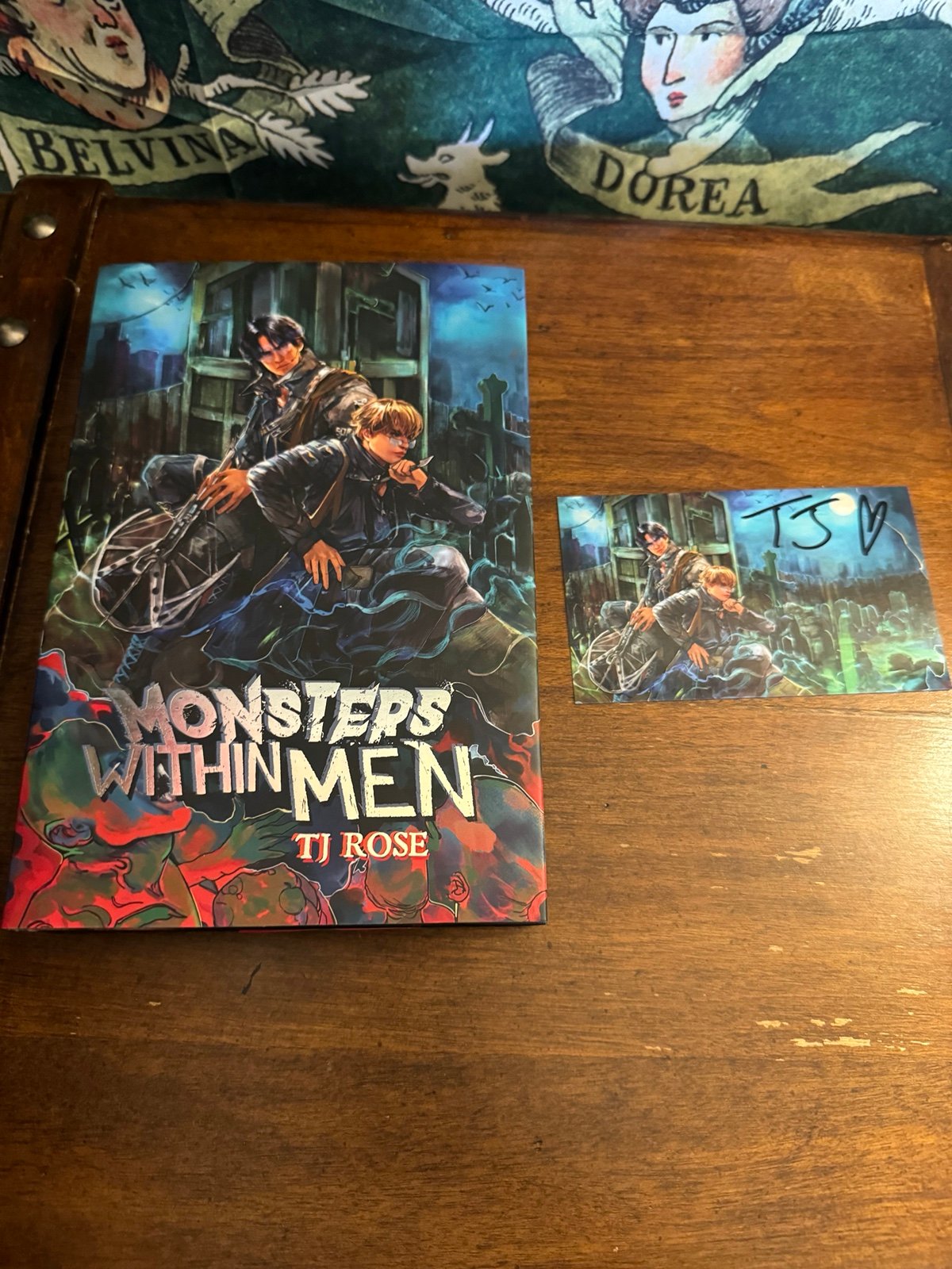 Rainbow Crate Signed Monsters Within Men M/M post apocalyptic romance