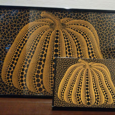 Yayoi Kusama Pumpkin Puzzle 1000 Pieces, Completed, Framed