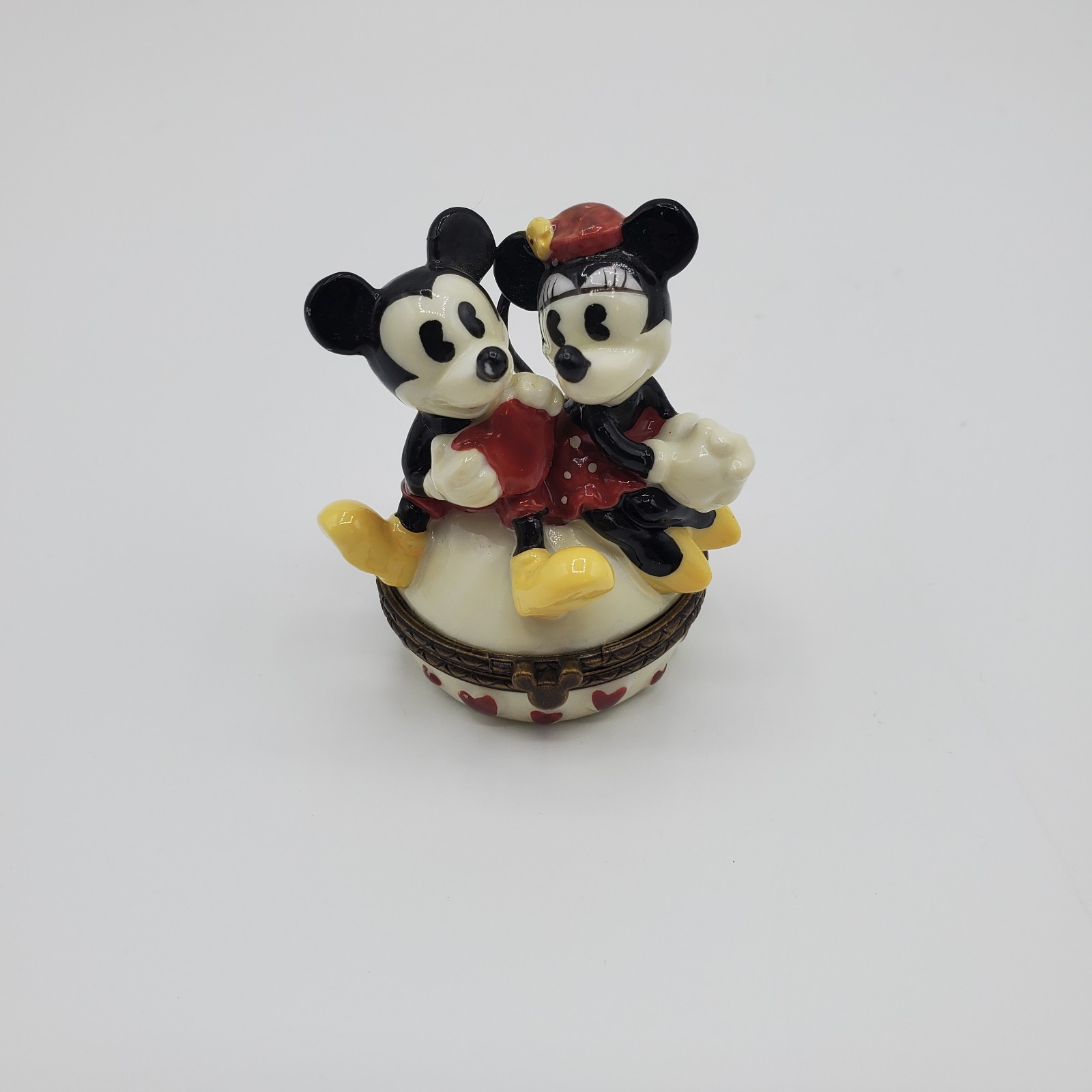Vintage PHB Disney Mickey and Minnie Mouse trinket box