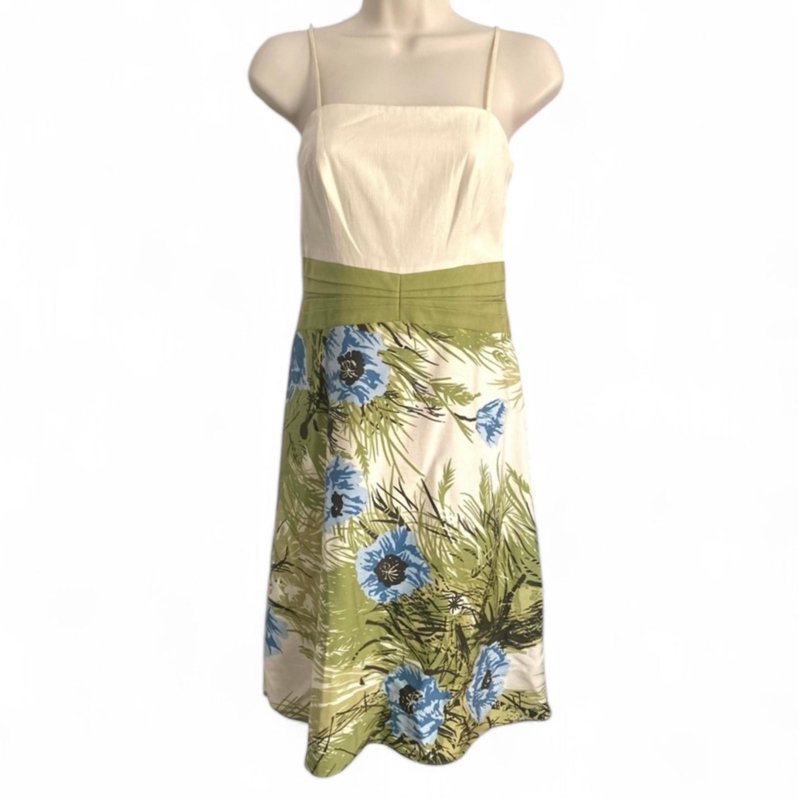Ann Taylor Silk-Blend Floral Dress