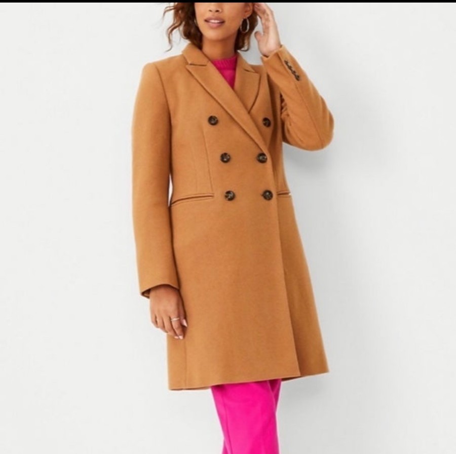 Ann Taylor Fleur Chesterfield Coat