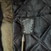 Mens Olive Green Insulated Winter Jacket With Quilted Lining Multiple Pockets &