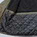 Mens Olive Green Insulated Winter Jacket With Quilted Lining Multiple Pockets &