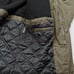 Mens Olive Green Insulated Winter Jacket With Quilted Lining Multiple Pockets &