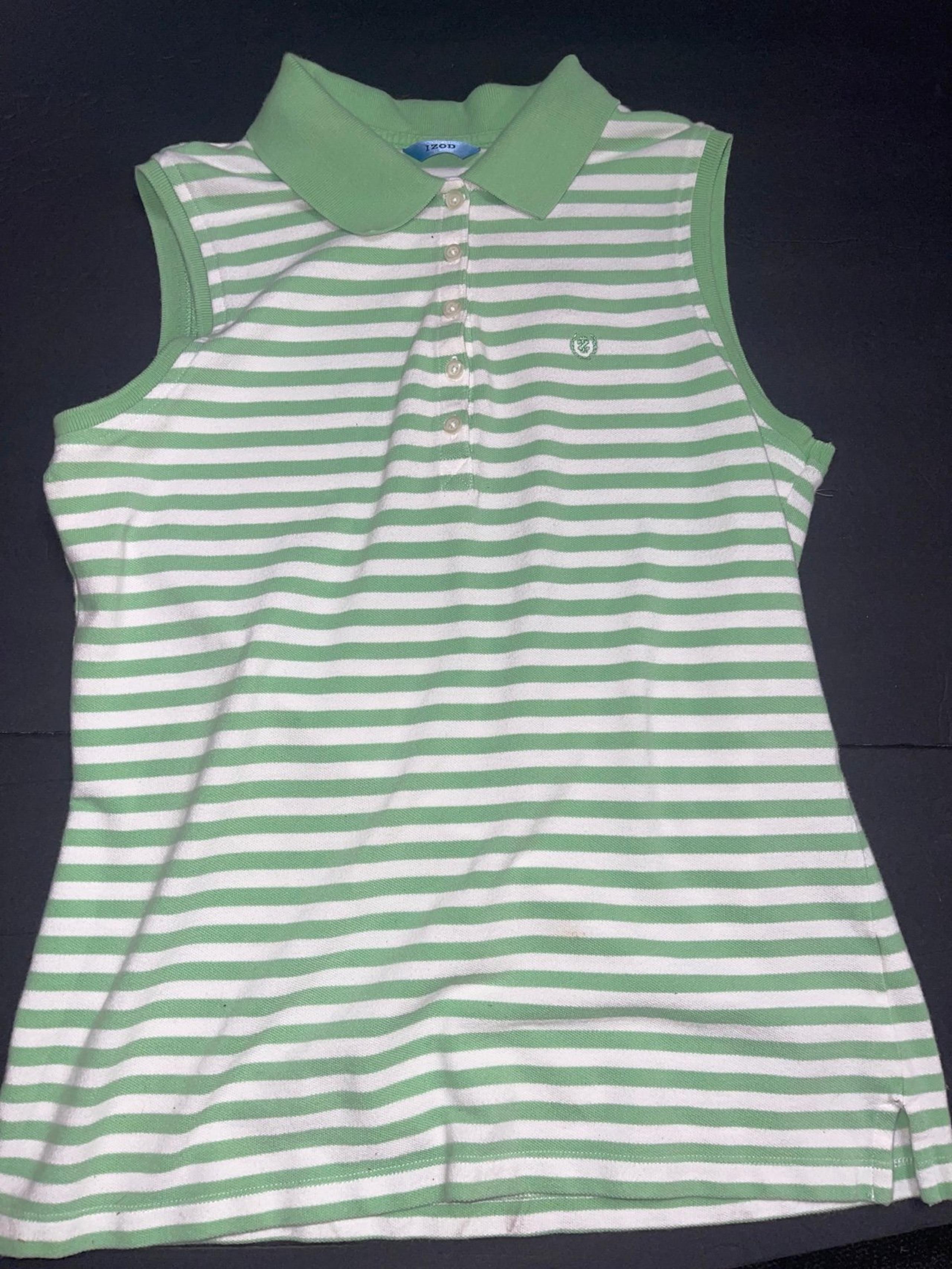 Sleeveless Izod top size large
