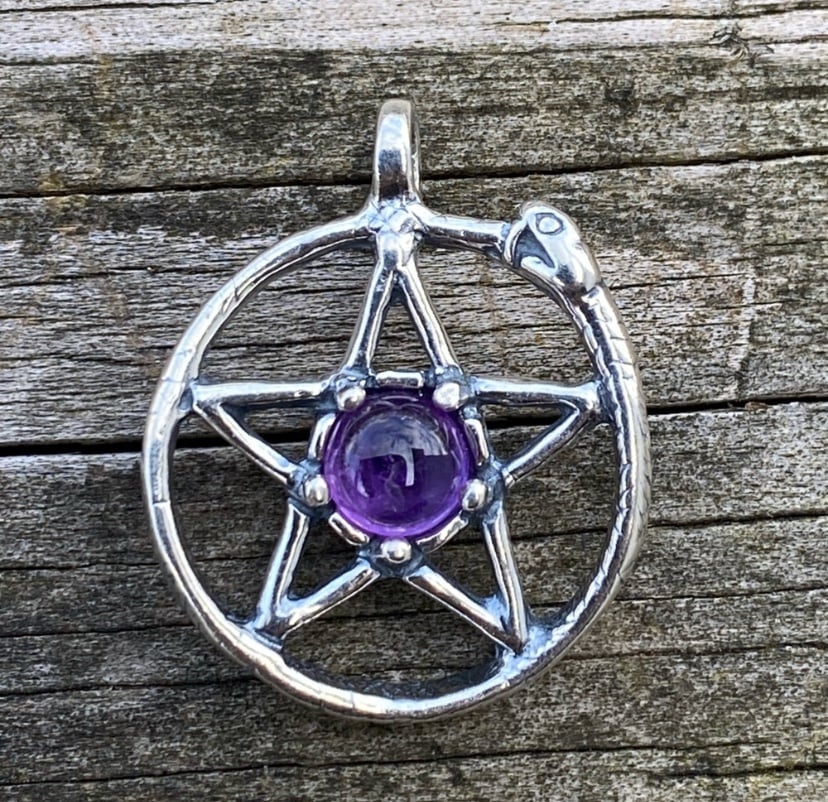 【AouBoom】MYSTIC LOCKET Zero Jupiter™ Quartz Rhodium Over Sterling Silver Pendant