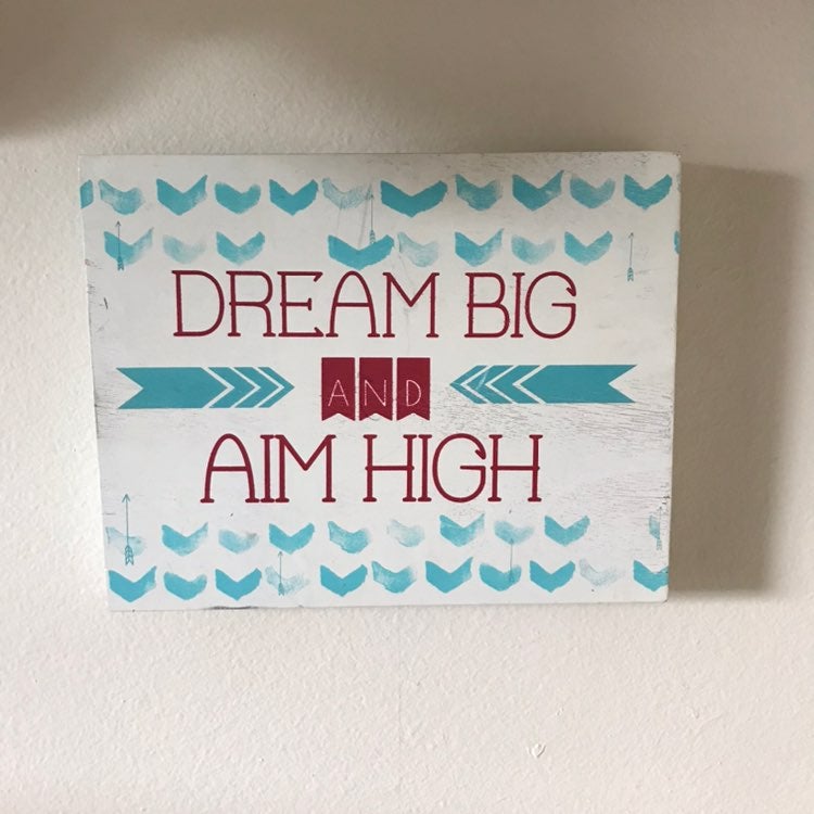 Baby Nursery Dream Big Wall Decor