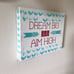 Baby Nursery Dream Big Wall Decor