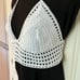 Handcrafted Crochet Mesh Halter Top