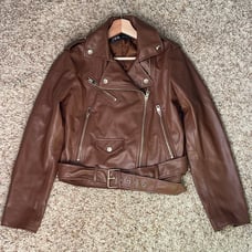ZARA faux leather jacket