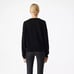 NWT IRO Haru V-Neck Sweater Top Pullover Black Wool Cashmere Loose Fit Draped XS