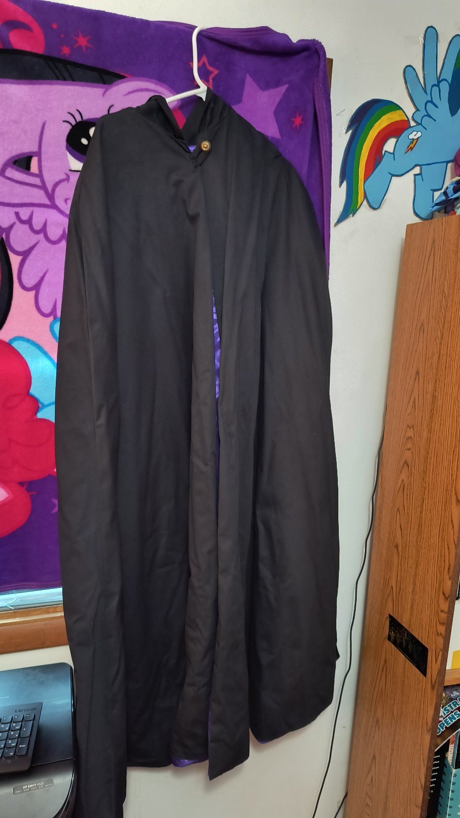 Black and purple cape/cloak renn faire style