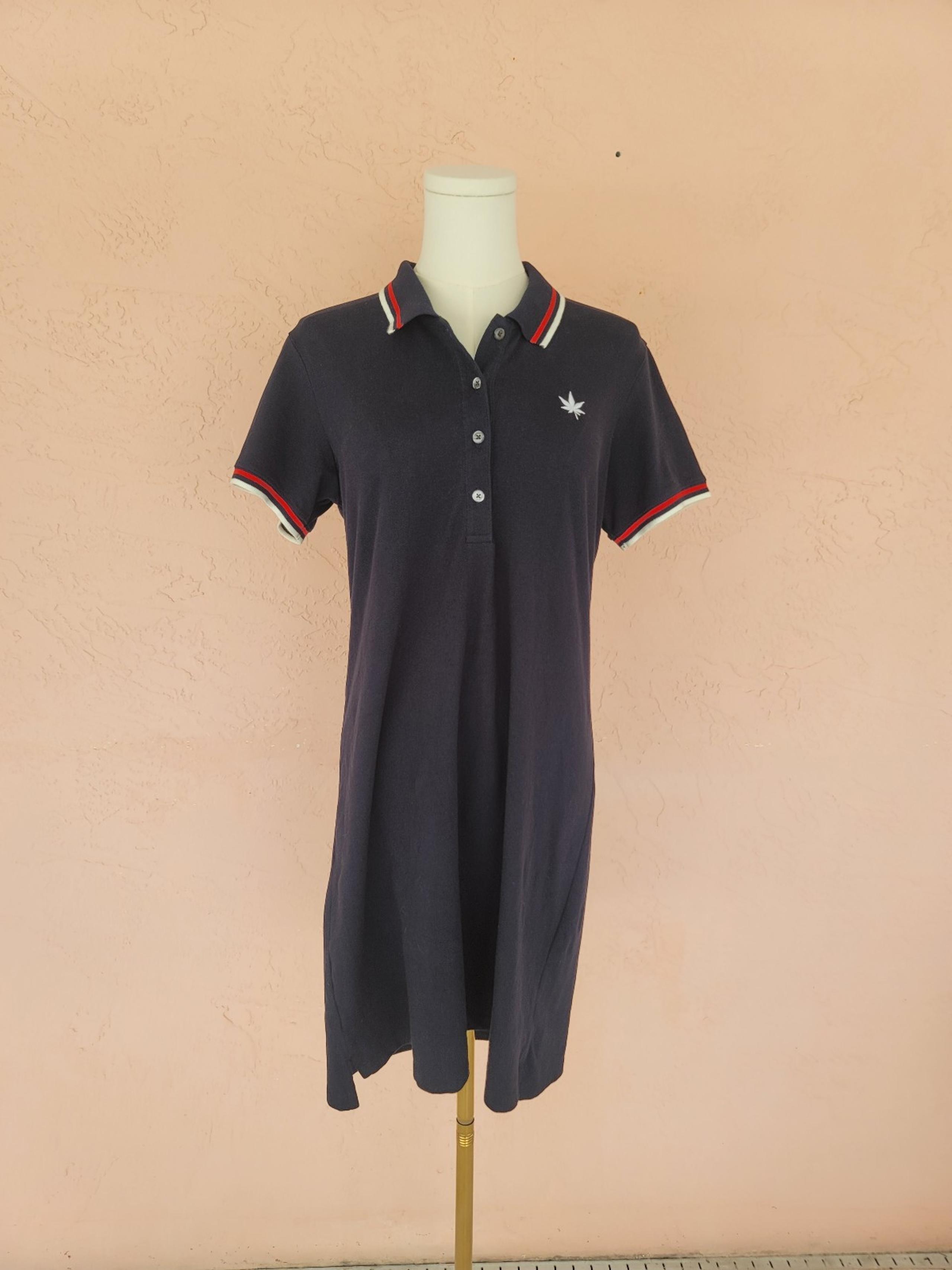BOAST Women's Classic Navy Polo Dress Summer Y2K