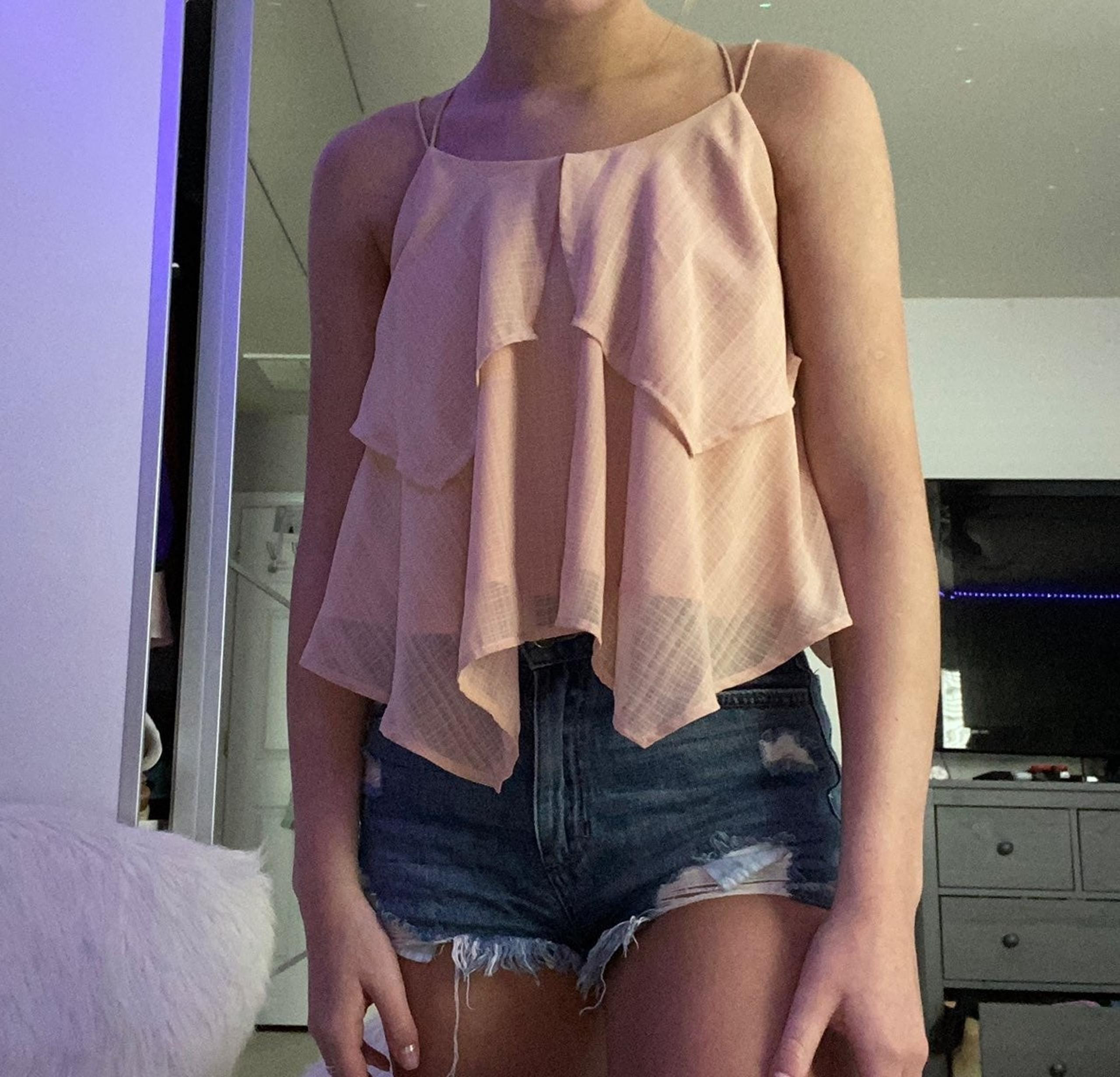 Nude blouse