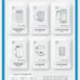 Mason Blank Sublimation transparent clear glass Jar Mugs 430ml with glass 4 pcs