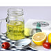 Mason Blank Sublimation transparent clear glass Jar Mugs 430ml with glass 4 pcs